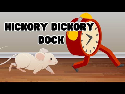 🐁🐈🐕Hickory Dickory Dock | Fun Nursery Rhyme for Kids | Sing and Dance!