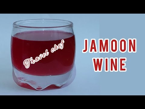 Jamun Fruit Wine Making | Recipe 160 | How to Make Jamun Wine At Home | Travel Chef