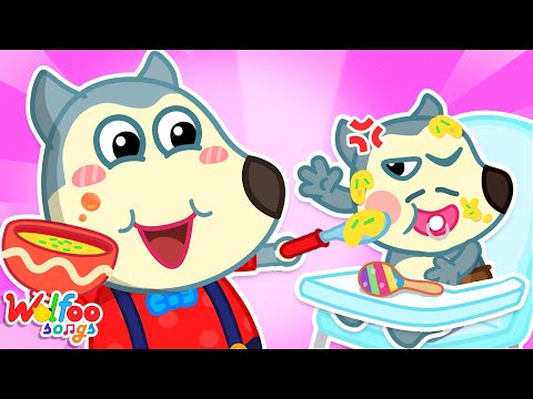 Let's Turn Dad Into a Baby! - Dad's Turn to Play | Kids Songs & Nursery Rhymes @WolfooFamilySongs