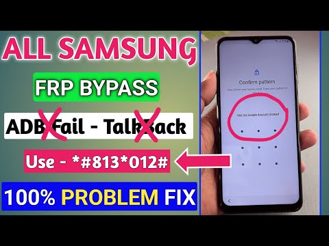 Problem Fix - All Samsung Frp Bypass 2024 Android 11,12,13,14 || No Code *#0*# No Need TalkBack