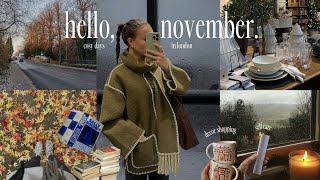 Hello November ❄️ | christmas shop with me, monthly reset routine, preparing for winter