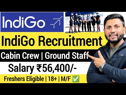 IndiGo Recruitment 2024 | Freshers | Cabin Crew Jobs | Airport Jobs 2024 | Airport Ground Staff Jobs