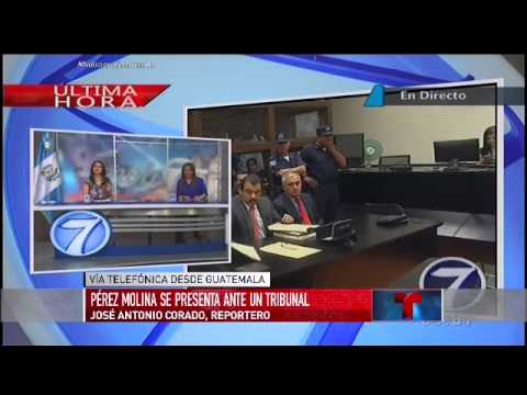 Video: Presidente de Guatemala acude a tribunal tras renunciar