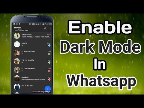 How To Enable Whatsapp Dark Mode Officially On Any Mobile Devices 2019!