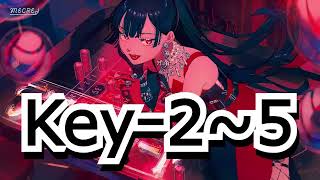 【ボーカル有＆ニコカラ】 Key－2～5　デスペレート　キー下げ