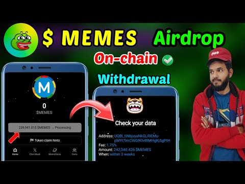 Memeland $MEMES Token withdrawal on chain | Memes Token On tonkeeper & Hotcoin exchange deposit