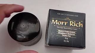 Morr rich | the hair nourishing cream | in hindi