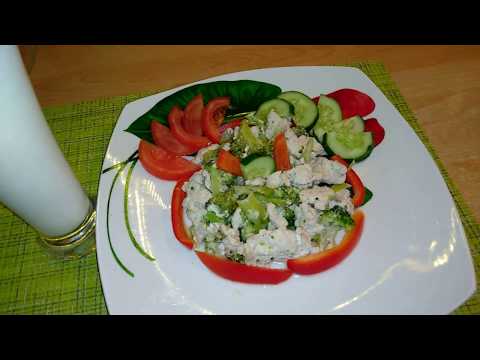 Брокколи с куриной грудкой. Диетическое и полезное блюдо.