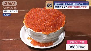 秋サケ不漁で「イクラ丼」ピンチ！　高騰するなか注目“お得なイクラ”【スーパーJチャンネル】(2024年12月3日)