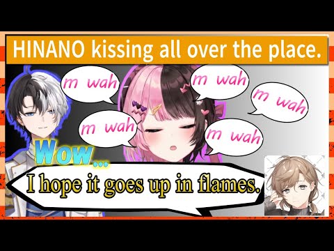 【ENG SUB】HINANO is criticized after kissing all over the place.【vspo /hinano/kamito/oreapo/kanae】