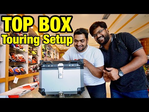 TOP BOX FOR MY NEW BIKE Luggage Setup | Banglore Shopping | KTM 390 ADV | Kannada Vlog #thegeekindia