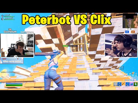 Clix VS Peterbot 2v2 TOXIC Fights w/ Reet & Veno!