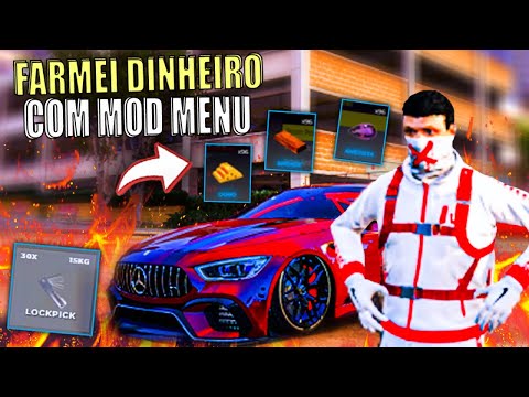 FUI COMPRAR LOCKPICK E VOLTEI FULL LOOT  da FAVELA usando MOD MENU no GTA RP