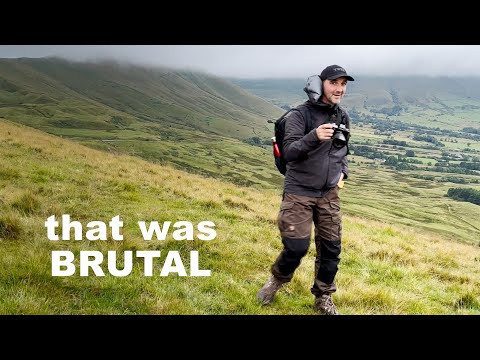 Landscape photography in REALLY high winds in the Peak District