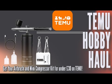 Temu mini airbrush and compressor can save you $$$