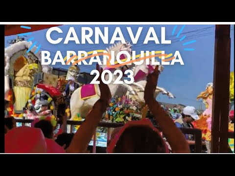 Carnaval 2023 El Palco Barranquilla Kolumbien Februar 2. größter  Karneval Umzug der Welt