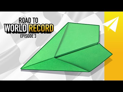 How to Make the BEST Distance Glider Paper Airplane (Rival Prototype 3) — Road To World Record Ep. 3