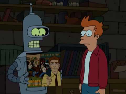 Futurama Bender Huey Lewis Sports