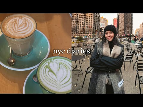 nyc diaries | spending the holidays exploring the city, coffee date, trying a new restaurant!