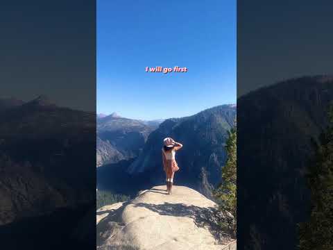 Hiking up to Yosemite Falls was definitely the highlight of my year🫶🏻🚐⛰️🌲🦋🍄🌈✨