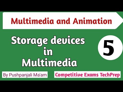 Lec - 1.5 Storage devices in multimedia || Multimedia and animation in hindi