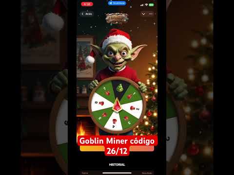 🔥Goblin Miner código 26/12🤑 #goblin #airdrop #cryptocurrency #telegram