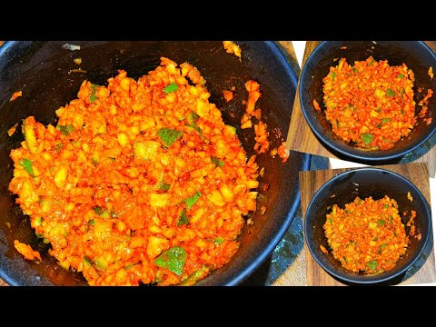 manga curry kerala style/pachamanga recipes in malayalam #food #cooking #mango #pickle