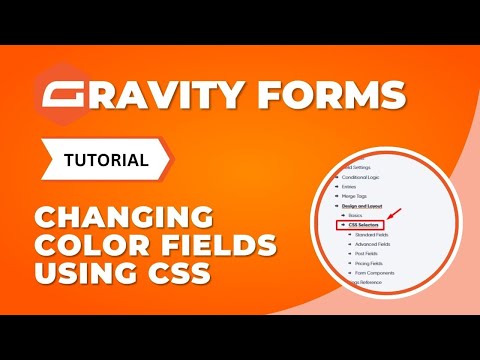 How To Change Color Fields In Gravity Forms Using CSS?