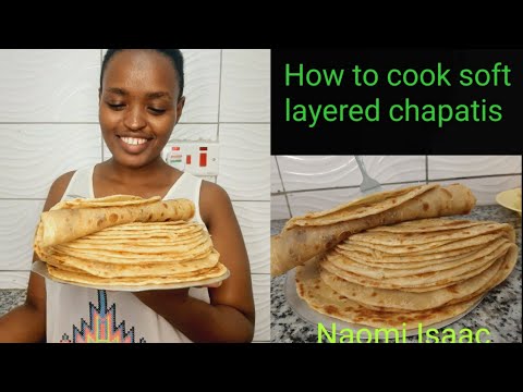 Easy way of making soft layered chapatis at home // soft layered chapatis recipe // Kenyan cuisine