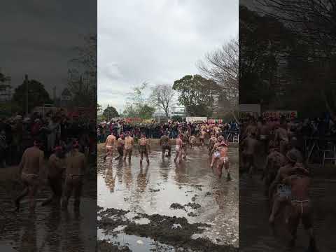 千葉県四街道市和良比 皇産霊神社 #はだか祭り　#祭り　#神輿　#神社