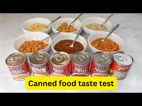 一美元一个的罐头试吃，中奖还是踩雷？South gate canned food taste test.