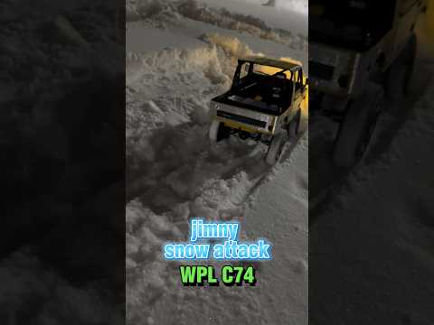 wpl jimny snow attack #wpl #wplc74 #wpljapan #jimny #suzuki #suzukijimny #rockstar #rc #rccar #ラジコン