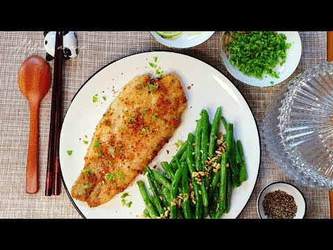 simple and easy recipes!!, simple fried fish fillet recipes, stir fried green beans with garlic