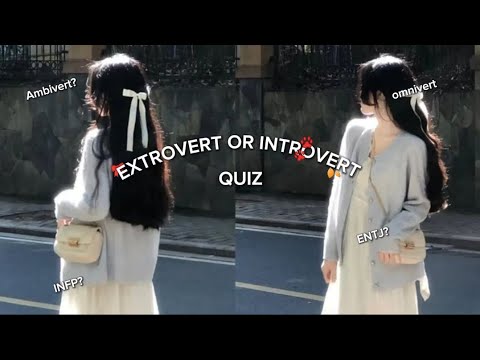 Extrovert or Introvert quiz?results are at end of video#aesethic#introvert#extrovert@beautyxwise_