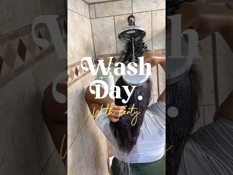 Wash day with Fenty comeback kid OMG