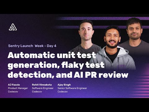 Automatic unit test generation, flaky test detection, and AI PR review