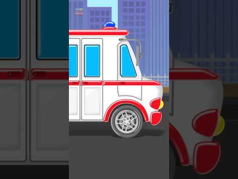 Ambulance Formation #shorts #trending #ytshorts #kidsfun #vehiclesforkids