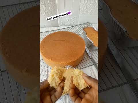 Best sponge cake #bakingcake #cakevideotutorial #cakevideos #cakerecepie #spongecake #spongecakes