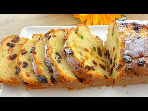 Last Minute Fruit Cake Recipe 🎄 Simple and Quick - Easy Christmas Cake recipe! Cake in 5 minutes