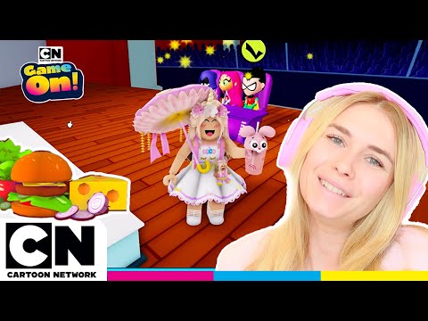 @iamSanna went CRAZY in TITAN CHEF | Teen Titans Go! | Roblox | @cartoonnetworkuk | #ad