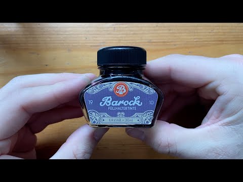 Inky Minutes: Barock (by Octopus Fluids) Kaviar Fountain Pen Ink Review