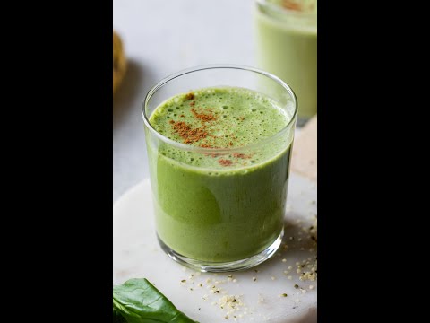 PROTEIN PACKED GREEN SMOOTHIE RECIPE #shorts