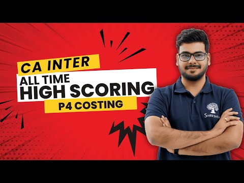 CA Inter Costing | All Time High Scoring | Jan 2025