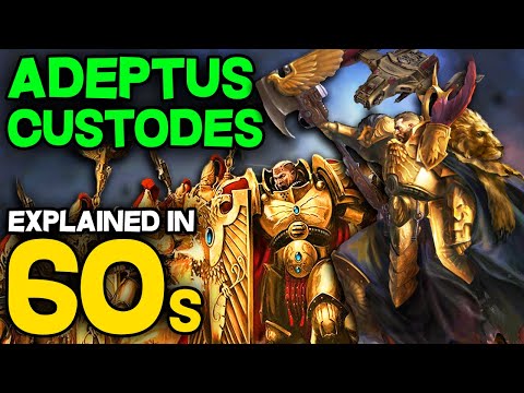 ADEPTUS CUSTODES explained in 60 SECONDS - Warhammer 40k Lore