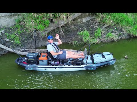 Kayak Camping For GIANT FISH!!! (Catch and Cook)