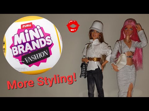 #9 Opening Mini Brands Fashion 3 with 80+ Surprises & Styling Barbies