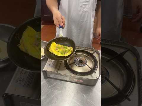 Flip That Omelette!!! #egg #foodie #shortvideo