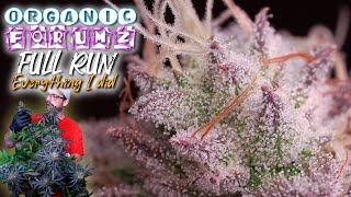 EVERYTHING I DID FROM SEED TO HARVEST | DRY & CURE INCLUDED | ORGANIC FORUMZ GSC