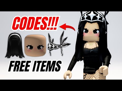 [CODES] GET FREE FACE/HAIR/ITEMS ON ROBLOX 🤩🥰