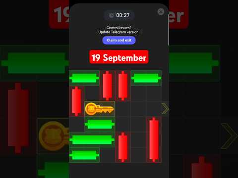 19 September ~ Hamster Kombat Mini Game | Hamster Kombat Daily Combo Today | Hamster Daily Cipher